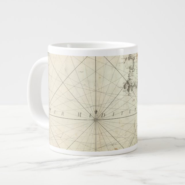 Mittelmeer 2 Jumbo-Tasse (Vorderseite Links)