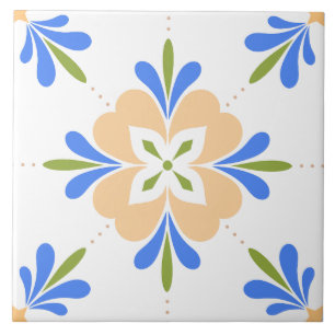 Mittelmeer-Blume Fliese