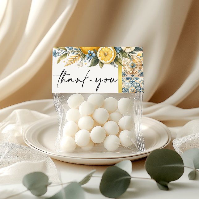 Mittelmeer Blume Italienisch Positano Lemon Dankeskarte (Von Creator hochgeladen)