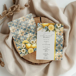 Mittelmeer Blume Italienisch Positano Lemon Einladung