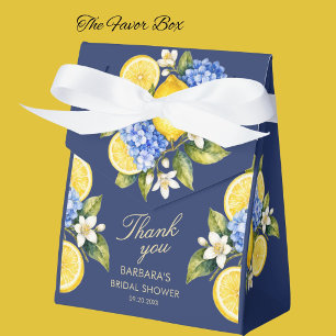 Mittelmeer Blumen Lemon Brautparty Geschenkschachtel