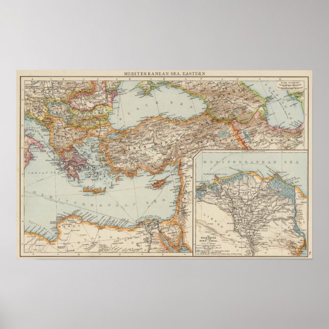 Mittelmeer E Poster (Vorne)