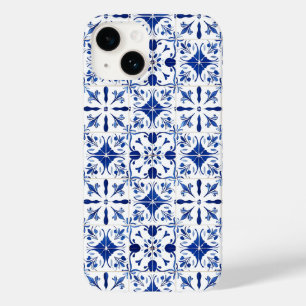 Mittelmeer-Fliese Blau und Weiß Case-Mate iPhone 14 Hülle
