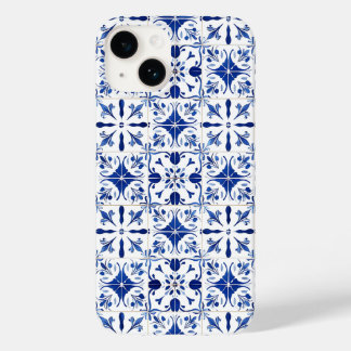 Mittelmeer-Fliese Blau und Weiß Case-Mate iPhone 14 Hülle