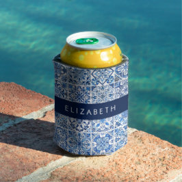 Mittelmeer-Fliesen, Portugal, Azulejo, Ihr Name Dosenkühler