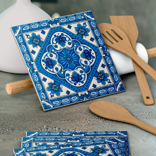 Mittelmeer-Fliesen, Portugal, Azulejo, Majolica Fliese