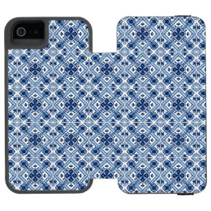 Mittelmeer-Fliesen, Portugal, Azulejo, Majolica Incipio Watson™ iPhone 5 Geldbörsen Hülle