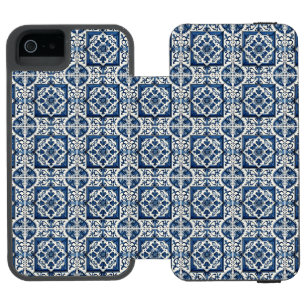 Mittelmeer-Fliesen, Portugal, Azulejo, Majolica Incipio Watson™ iPhone 5 Geldbörsen Hülle