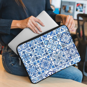 Mittelmeer-Fliesen, Portugal, Azulejo, Majolica Laptopschutzhülle