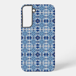 Mittelmeer-Fliesen, Portugal, Azulejo, Majolica Samsung Galaxy Hülle