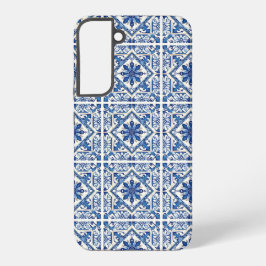 Mittelmeer-Fliesen, Portugal, Azulejo, Majolica Samsung Galaxy Hülle