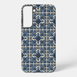 Mittelmeer-Fliesen, Portugal, Azulejo, Majolica Samsung Galaxy Hülle