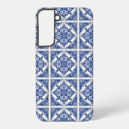 Mittelmeer-Fliesen, Portugal, Azulejo, Majolica Samsung Galaxy Hülle