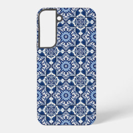 Mittelmeer-Fliesen, Portugal, Azulejo, Majolica Samsung Galaxy Hülle