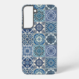 Mittelmeer-Fliesen, Portugal, Azulejo, Majolica Samsung Galaxy Hülle