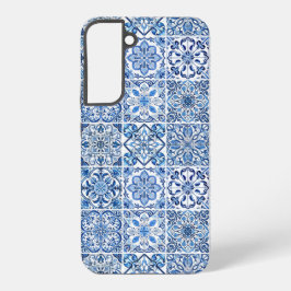 Mittelmeer-Fliesen, Portugal, Azulejo, Majolica Samsung Galaxy Hülle