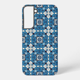 Mittelmeer-Fliesen, Portugal, Azulejo, Majolica Samsung Galaxy Hülle