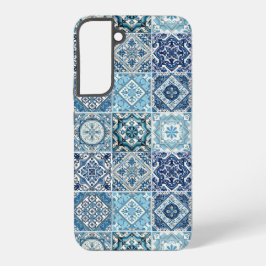 Mittelmeer-Fliesen, Portugal, Azulejo, Majolica Samsung Galaxy Hülle
