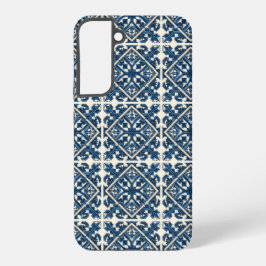 Mittelmeer-Fliesen, Portugal, Azulejo, Majolica Samsung Galaxy Hülle