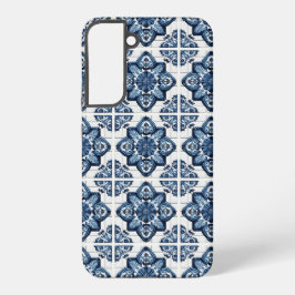 Mittelmeer-Fliesen, Portugal, Azulejo, Majolica Samsung Galaxy Hülle