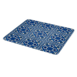 Mittelmeer-Fliesen, Portugal, Azulejo, Majolica Schneidebrett