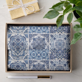 Mittelmeer-Fliesen, Portugal, Azulejo, Majolica Seidenpapier
