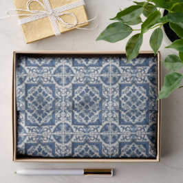 Mittelmeer-Fliesen, Portugal, Azulejo, Majolica Seidenpapier