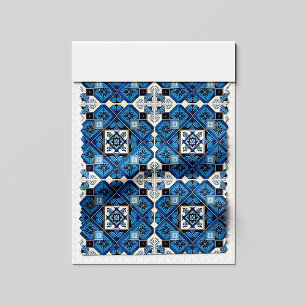 Mittelmeer-Fliesen, Portugal, Azulejo, Majolica Stoff