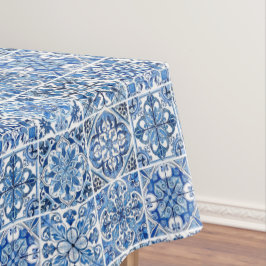 Mittelmeer-Fliesen, Portugal, Azulejo, Majolica Tischdecke
