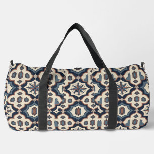 Mittelmeer-Fliesenmuster-Reisetasche Duffle Bag
