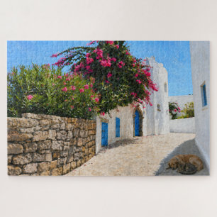 Mittelmeer-Gasse-Jigsaw-Puzzle