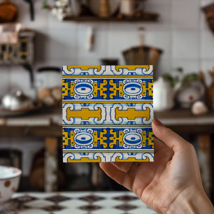 Mittelmeer-inspiriertes Geschenk traditionelles Az Fliese