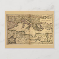 Mittelmeer-Karte (1685)