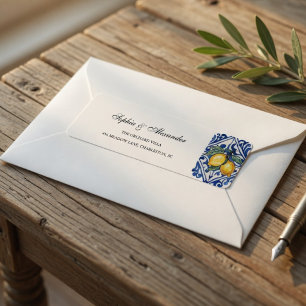 Mittelmeer-Limonien-Hochzeit Blau