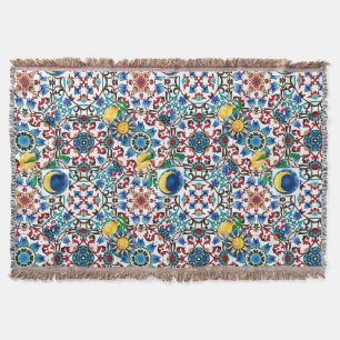 Mittelmeer, Marokko, Mosaik, Zitronenkunst Decke