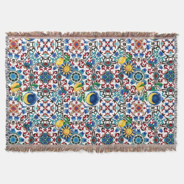 Mittelmeer, Marokko, Mosaik, Zitronenkunst Decke (Vorderseite)