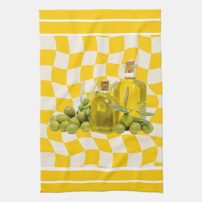 Mittelmeer Mix & Matchküche Geschirrtuch (Vertikal)
