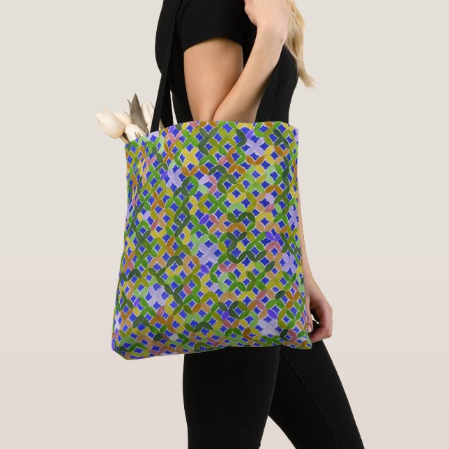 Mittelmeer-Mosaiktasche Tasche (Von Nahem)