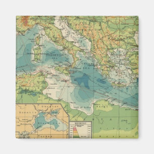 Mittelmeer-, Schwarzmeerkabel, Wireless-Stationen Magnet