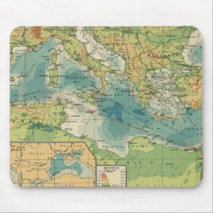Mittelmeer-, Schwarzmeerkabel, Wireless-Stationen Mousepad