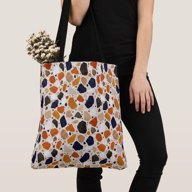 Mittelmeer-Terrazzo-Abstraktes Design Tasche (Von Nahem)