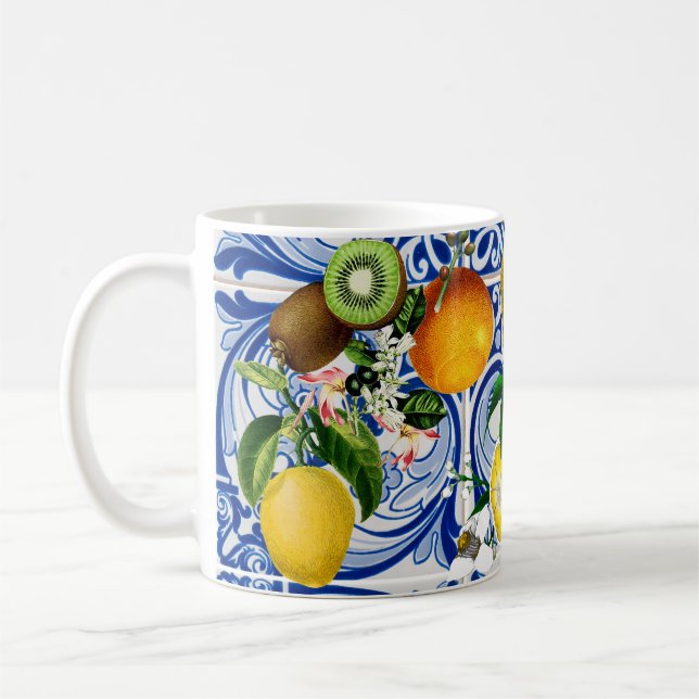 Mittelmeer-Zitronenkaffee-Tasse Kaffeetasse (Links)