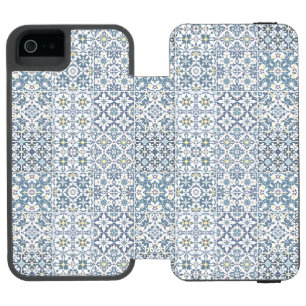 Mittelmeerfliesen, marokkanisch, Majolika, Azulejo Incipio Watson™ iPhone 5 Geldbörsen Hülle