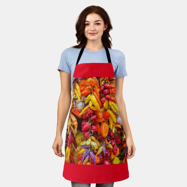 Mittelmeergeschmack Schürze (Getragen)