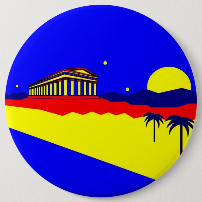 Mittelmeerküste Button (Vorderseite)