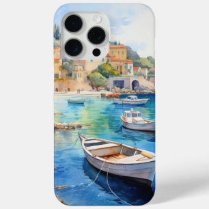 Mittelmeerküstendorf mit Booten - Küste Case-Mate iPhone Hülle