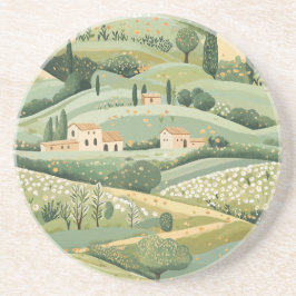 Mittelmeerland Sandstone Untersetzer