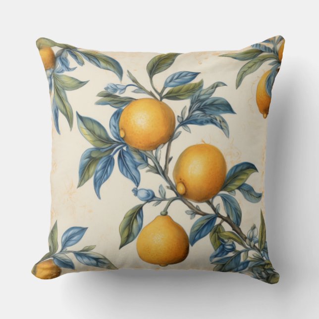 Mittelmeerlemon Grove Kissen (Vorderseite)