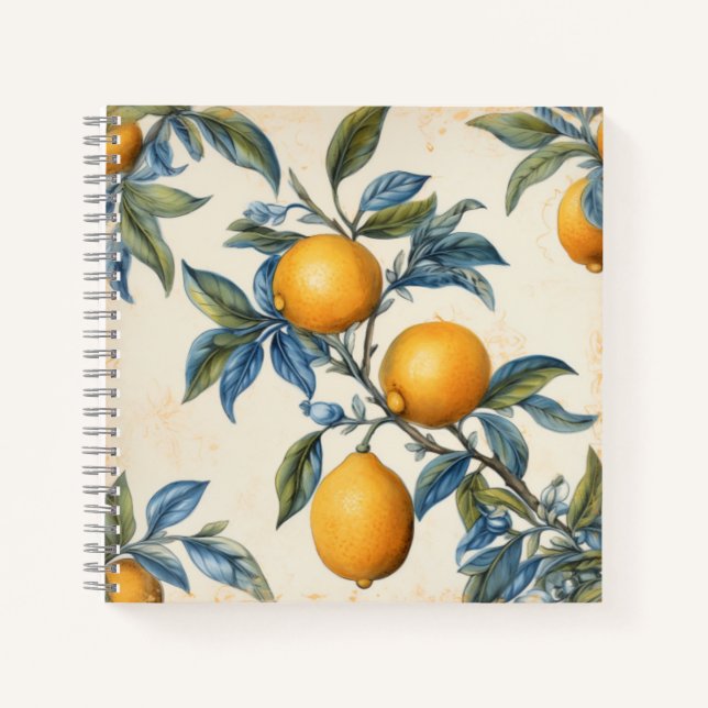 Mittelmeerlemon Grove Notizbuch (Vorderseite)