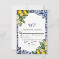 Mittelmeerlemonen Portugiesische Tiles Wedding
